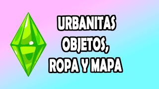 ♦Los Sims 4 Urbanitas TS4CityLiving Objetos ropa y mapa SimstersTwins [upl. by Zelikow]