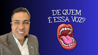 De quem é essa voz   11042024 [upl. by Llehsram]