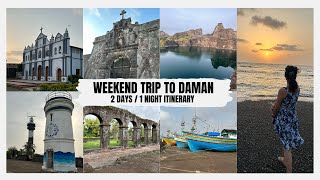 Weekend Trip to DAMAN  Best places to visit in Daman  2Days1Night Itinerary [upl. by Eetsud]