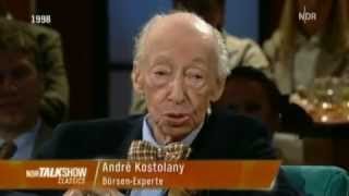 André Kostolany  Der quotNeue Marktquot ist Betrug  Und er hatte Recht  NDR Talkshow 1998 [upl. by Iv]