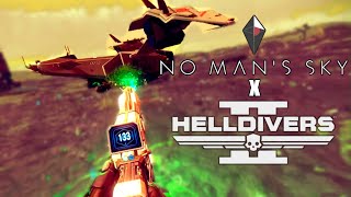 Eagle Stratagems Deployed Against the Brood  No Mans Sky on PSVR2 [upl. by Eelram]