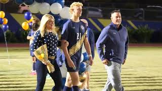 CHS Mens Soccer Senior Night  Class of 2024 [upl. by Eislehc]