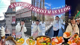 🇯🇵Hokkaido EP1 Sapporo Christmas Vlog Christmas Market Shiroi Koibito Chocolate factory [upl. by Achorn875]