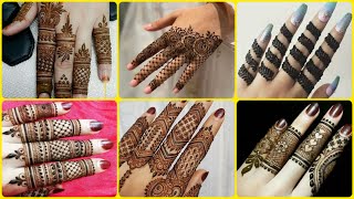 New Beautiful Easy Finger Mehndi Design For Hand Simple Ungli Mehandi ke design [upl. by Nitsruk]