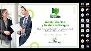 Al Aire con Previsora  Webinar Administración y Gestión de Riesgos [upl. by Philbo218]