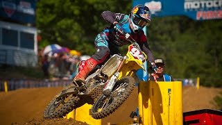 A Perfect Day with Ken Roczen at the AMA Pro Motocross Nationals  Moto Spy Supercross [upl. by Libb]