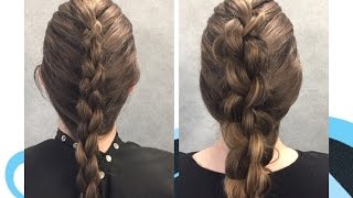 4 strengen ingevlochten 4 strand braid [upl. by Moir]