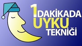 Uyku sorunu olanlar için 1 dakikada uyuma tekniği Açıklamayı okuyun [upl. by Lenuahs]