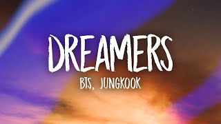 BTS Jungkook  Dreamers Lyrics FIFA World Cup 2022 Song [upl. by Gonick]