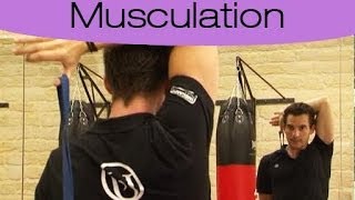 Musculation des triceps avec un élastique [upl. by Erdnoed709]