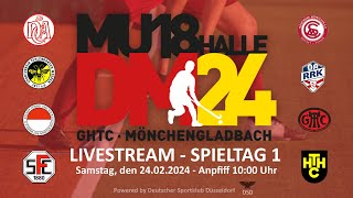 Deutsche HallenhockeyMeisterschaft männliche U18  Tag 1  2422024 [upl. by Yenduhc]