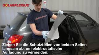 Solarplexius Einbau Schritt für Schritt  2 Vermeidung elektrostatische Aufladung [upl. by Hanzelin]