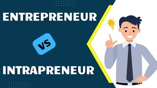 Difference Between Entrepreneur and Intrapreneur  Meaning of Entrepreneur  Meaning of Intrapreneur [upl. by Ymme276]