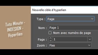 Indesign CC 2019  Les hyperliens [upl. by Kuska]