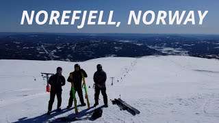 SKIING IN NORWAY  NOREFJELL 4K [upl. by Uot598]