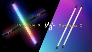 Nanlite PavoTube II X vs PavoTube C LED Tube Lights [upl. by Ellertal]