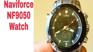 Unboxing of Naviforce NF 9050 Watch For Men [upl. by Verlie]