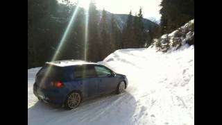 Best VW Golf R32 snow drift Video EVER [upl. by Smith]