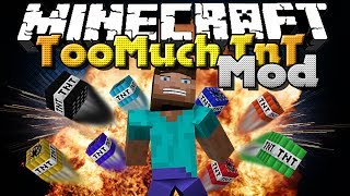 Minecraft Mod  Too Much TnT Mod  New TNT Types [upl. by Lisbeth]