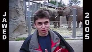 Jawed Karim at the zoo 48318689 views Джавед Карим 2005 [upl. by Lanoil]