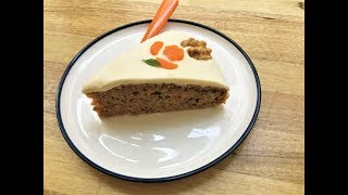 CARROT CAKE WITH CREAM CHEESE FROSTING RECIPE l Amazingly Delicious and Moist [upl. by Anitsihc]