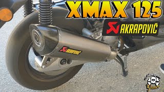 Como montar Escape Akrapovic Yamaha XMAX 125 2022  2023 [upl. by Horner]