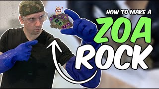 How to Make a Zoanthid Rock for Your Reef Tank Beginner Level [upl. by Auqeenahs]