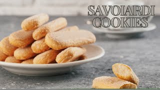 Savoiardi cookies  Savor the Fluffiness Homemade Lady Fingers Recipe [upl. by Corley]