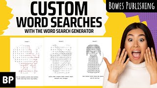 The Word Search Generator With Full Commercial Rights For KDP Printables amp Reselling [upl. by Arty195]