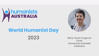 World Humanist Day 2023 [upl. by Chandos]