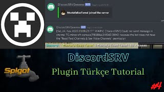 DiscordSRV Plugin Tanıtımı  DiscordSRV Plugin Türkçe  Minecraft Türkçe Plugin Tanıtımları 4 [upl. by Norre975]