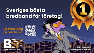 Sveriges bästa bredband för företag [upl. by Rebmetpes]