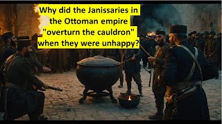 Why did the Janissaries in the Ottoman empire quotoverturn the cauldronquot when they were unhappy [upl. by Aninahs470]