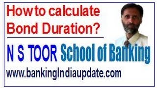 How to calculate Bond Duration [upl. by Pfosi]