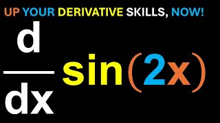 Quick Guide Derivative of sin2x in Under 1 Minute ⏱️  Fast amp Easy Calculus Mastery 🚀🎓 [upl. by Ylatan]