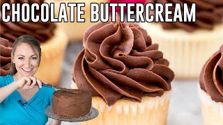 How to Make Chocolate Buttercream [upl. by Llertram]