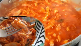 How to cook Tripe or Trippa  a typical food in Sardinia Italy [upl. by Markland709]