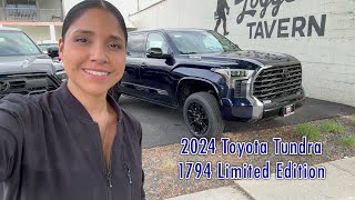 2024 Toyota Tundra 1794 Limited Edition Blueprint [upl. by Arhaz]