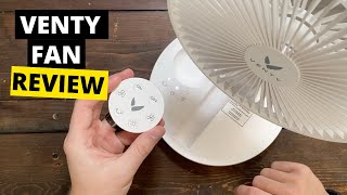 The Best Portable Foldable Fan VENTY Fan Review [upl. by Barling]