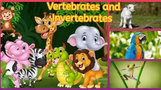 Classification of animals  Vertebrates and Invertebrates [upl. by Lap]