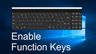 How to Enable or Disable Function Keys in Windows 10 [upl. by Vins]