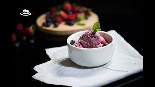 Inghetata cu Fructe de Padure reteta  Mixed Berry Ice cream [upl. by Vanderhoek]