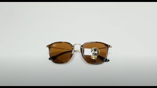 Ray Ban Sunglasses ModelRB2448N Color710 HavanaGoldBrown Lenses [upl. by Nawiat]