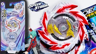 NEW Abyss Devolos 5 FusionalSP Beyblade Burst Surge Speedstorm Review Battles QR Code [upl. by Kerr]