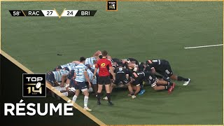 TOP 14  Résumé Racing 92CA Brive 3424  J18  20222023 [upl. by Rosabel]