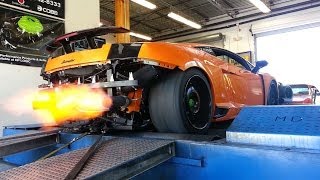 Twin Turbo Lamborghini Gallardo on the Dyno [upl. by Morena]