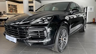 Porsche Cayenne Coupe S Chromite Black Metallic  BlackMojave Beige [upl. by Nnairrek420]