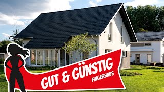 Gut und günstig Modernes Fertighaus Juno von Fingerhaus  Hausbau Helden [upl. by Doti955]