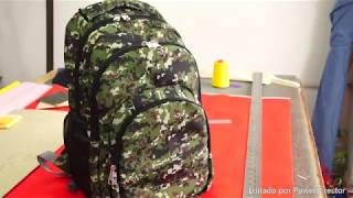 DIY confeccionar una mochila escolar BACKPACK EASY SCHOOLS [upl. by Retniw791]