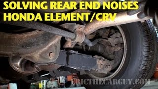 Finding and Repairing Rear End Noise Honda ElementCRV EricTheCarGuy [upl. by Leynwad]